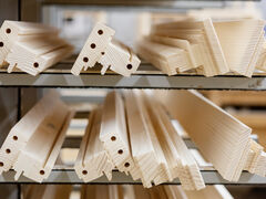 Produktion der Holz bzw. Holz-Aluminium-Fenster in Bierstetten 