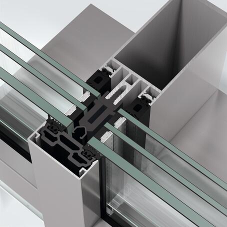 Bild zu Pfosten-Riegel-Fassaden